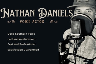 be your texas native southern american cowboy voiceover