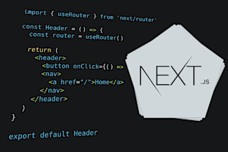 develop a web app with react js, next js, nest js