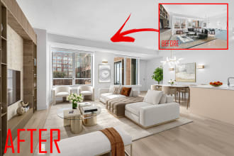 do virtual staging, virtual furniture for real estate seller