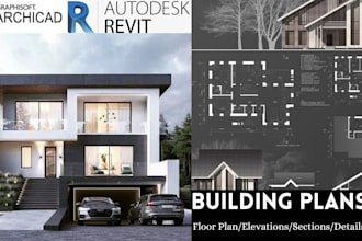 do floor plans in revit or archicad