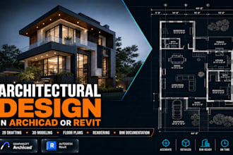 do floor plans in revit or archicad