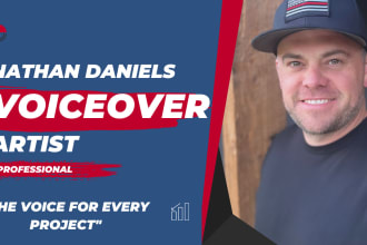 your deep american male voiceover