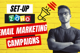 set up zoho email marketing campaigns