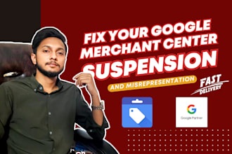 fix google merchant center suspension and misrepresentation