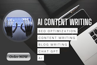 do ai content writing on chat gpt with keyword optimization