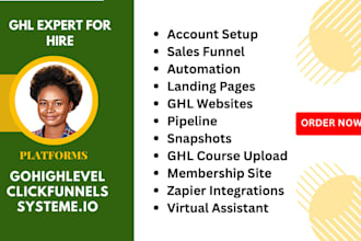 build gohighlevel automation ghl sales funnel gohighlevel crm virtual assistant