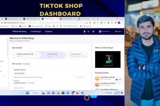 create or set up uk, us tiktok shop , tiktok store, tiktok affiliate