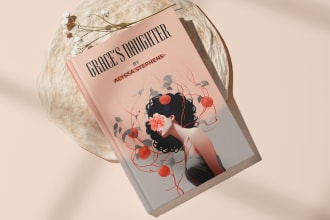 do modern book cover design or kindle cover design