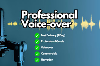 record a male australian voiceover