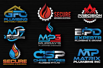 do best plumbing oil gas hvac construction property logo