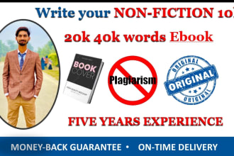 ghostwrite 10k 20k 40k 60k words book and ebook writer