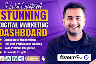 create your stunning digital marketing dashboard