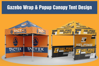 gazebo wrap and popup canopy tent design