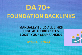 build foundation SEO backlinks on authority sites