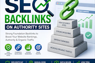build foundation SEO backlinks on authority sites