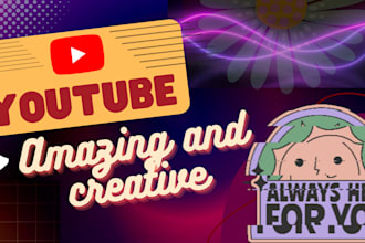 design attractive youtube thumbnails