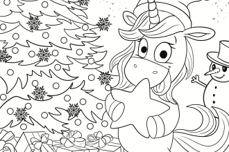 create unique illustrations for your coloring book for kids