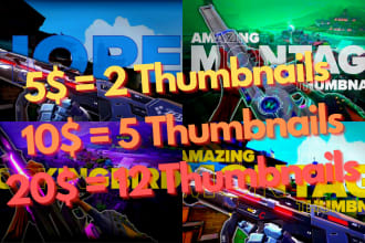 edit an epic gaming montage thumbnail