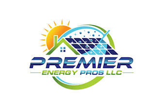 do make an modern custom solar panel logo
