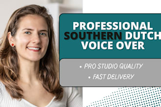 record southern dutch voice overs for commercials, elearning, and audiobooks