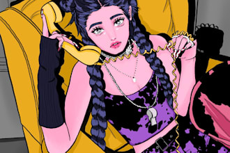 draw anime fan art of your favorite kpop korean idols