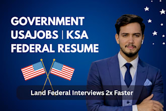 deliver ats federal resume writing service, ksa, ecqs, mtqs, ptqs for usajob