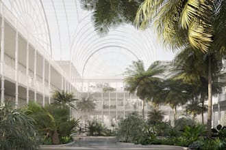 create an atmospheric exterior render