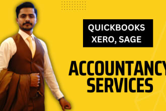 do bookkeeping, vat return in quickbooks, xero, sage