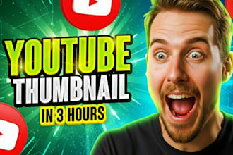 design custom cartoon sports and gaming youtube thumbnails that boost clicks
