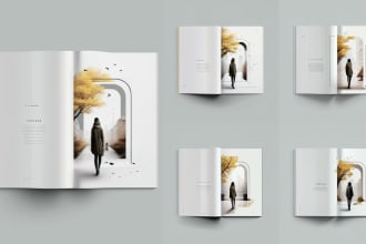 create notebook and magazine covers with a page layout