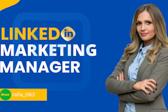 be your linkedin sales and b2b marketing manager