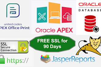 install oracle apex, ords, tomcat, jasper, apex office print