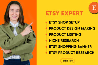 do etsy digital product design with hunting and listing