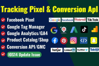 setup facebook pixel conversion api fix ios 14 update google analytics tiktok