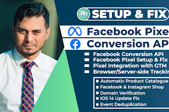 setup or fix facebook pixel conversion API for ios 14 GTM