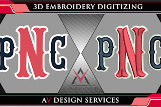 create 3d embroidery designs, flat embroidery digitizing
