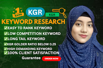 find low competition kgr keywords to rank on google fast