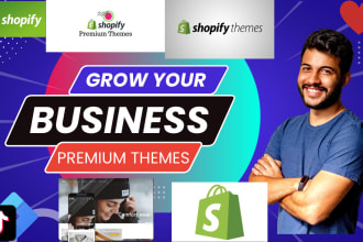 install the latest impulse, motion, and capital theme in shopify, and design