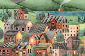 create a beautiful watercolor illustration for you