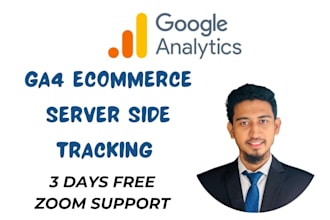 setup google analytics 4 or ga4 ecommerce server side tracking