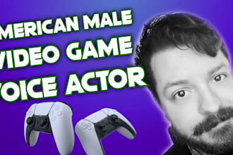 be your male video game voice actor