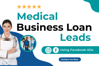 generate business funding leads for medical industries by facebook ads