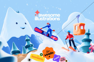 create 3d illustration for your product