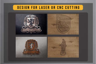 make your any design into laser cutting and engraving files