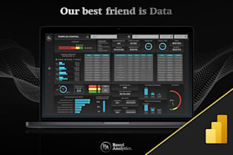 help you create a custom professional power bi dashboard