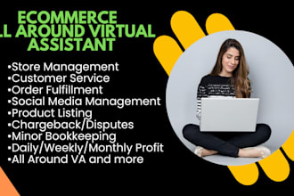 be your shopify virtual assistant to manage and grow your ecommerce store