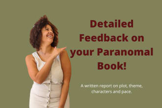 beta read your paranormal or fantasy novel