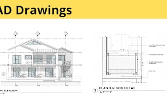 create 2d and 3d architectural cad drawings of your space