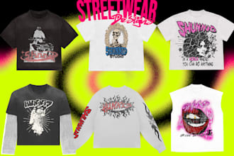 do unique streetwear designs for your clothing brand