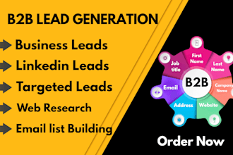 do b2b lead generation and business contact email list